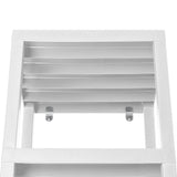 RECTANGULAR RACK LOMBOK 4 LEVELS WHITE