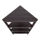 CORNER RACK LOMBOK 4 LEVELS BROWN