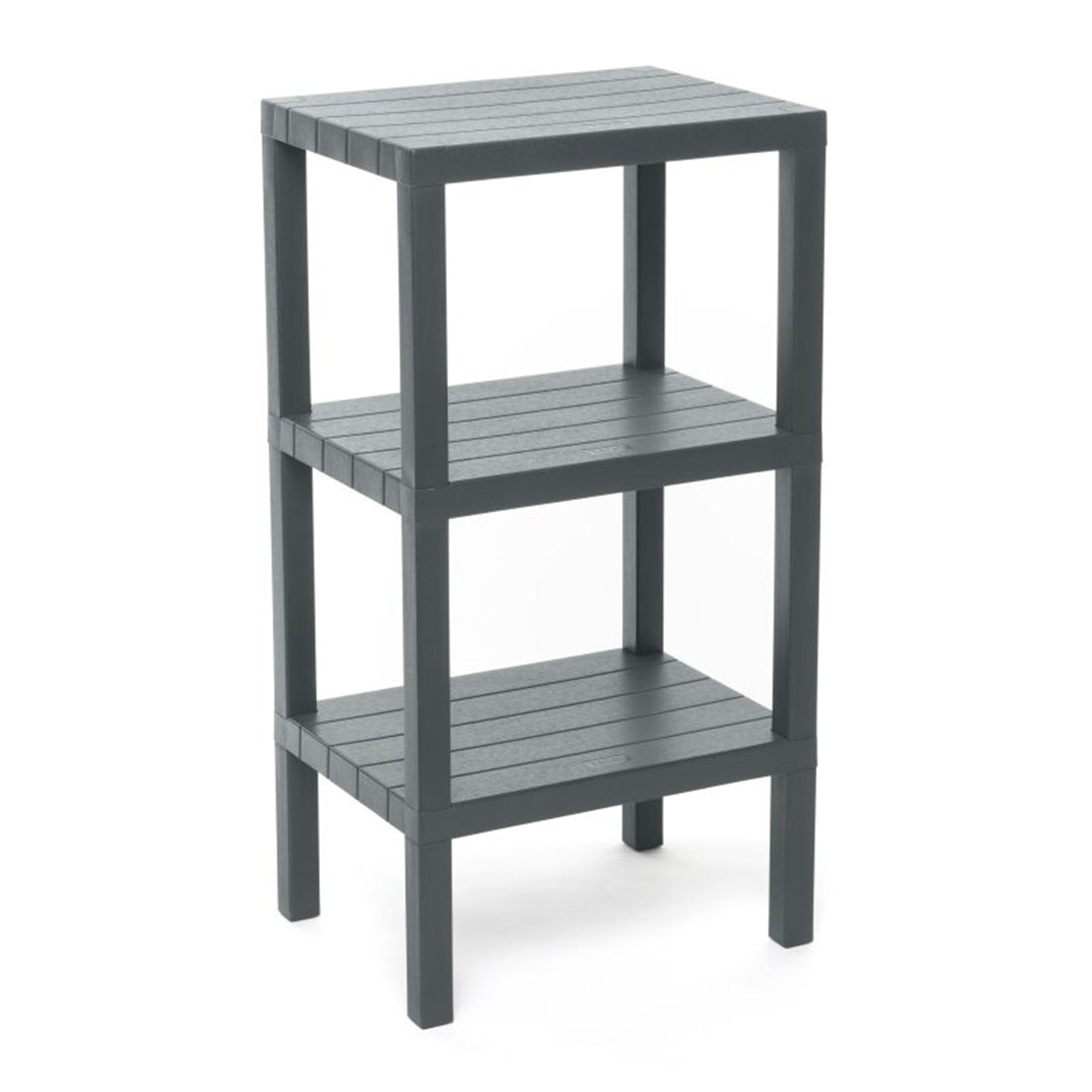 RECTANGULAR RACK LOMBOK 3 LEVELS GREY