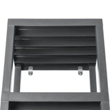 RECTANGULAR RACK LOMBOK 3 LEVELS GREY