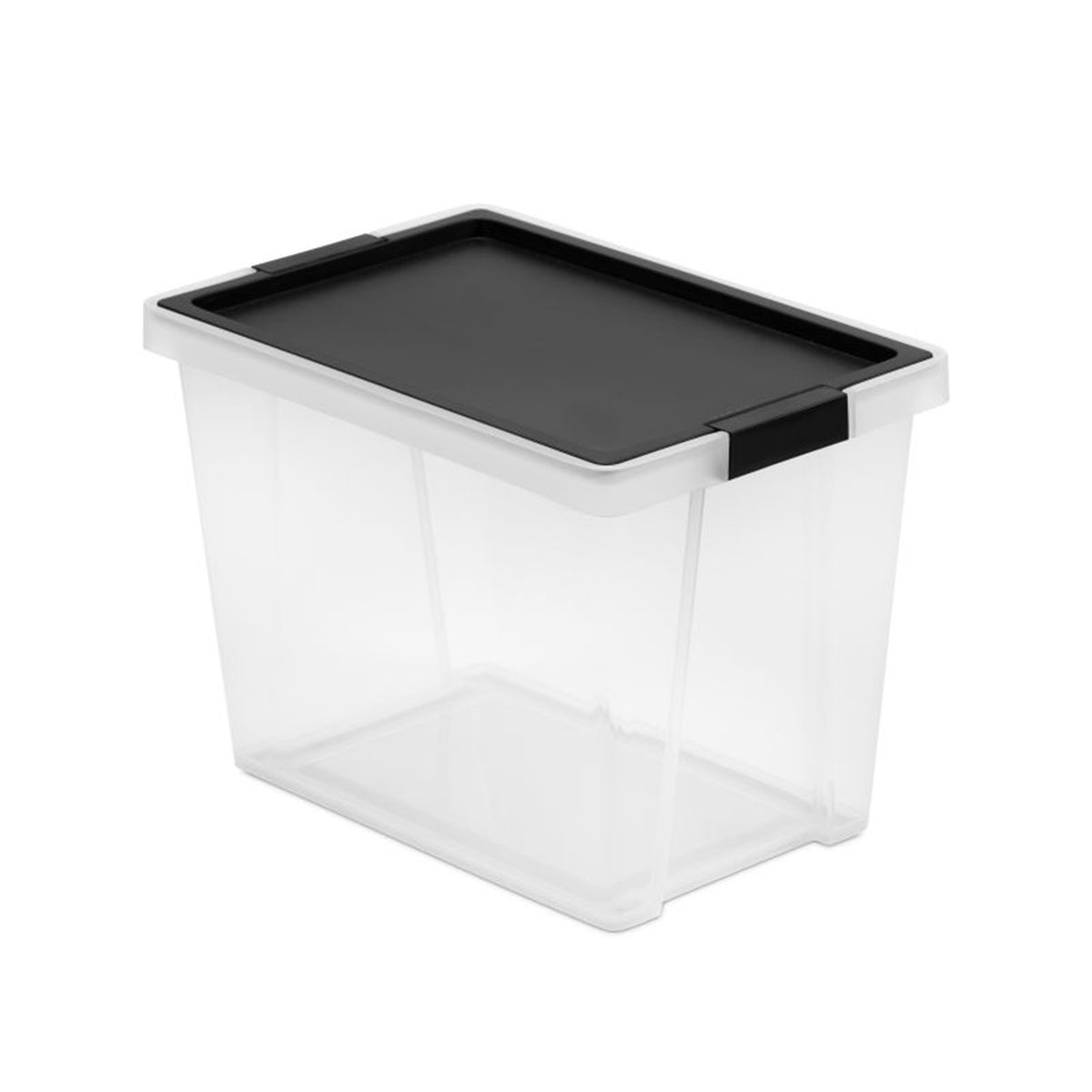 Storage box - Clear/black