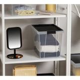 Storage box - Clear/black