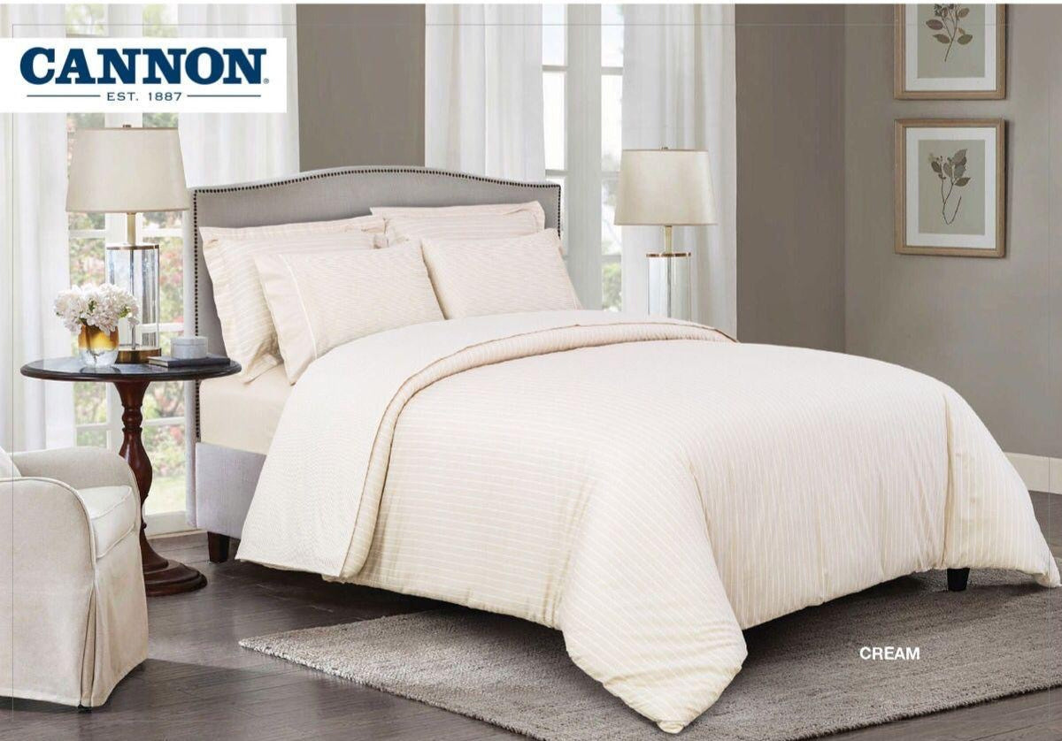 Twin Wide Strip Comforter Set