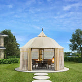 Luxury pavilion with curtain